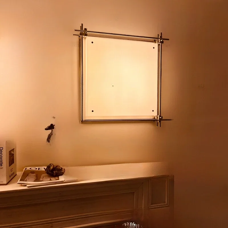 Designer light axis antique wall lamp, model room hotel creativity, bedroom bedside aisle decoration, ambient wall lamp