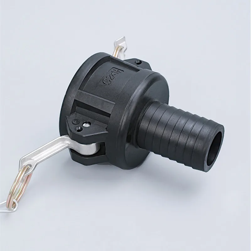 S60*6 IBC Tank Adapter PP Material Camlock Fitting, Type C, 64mm Female Camlock Coupler x 1\