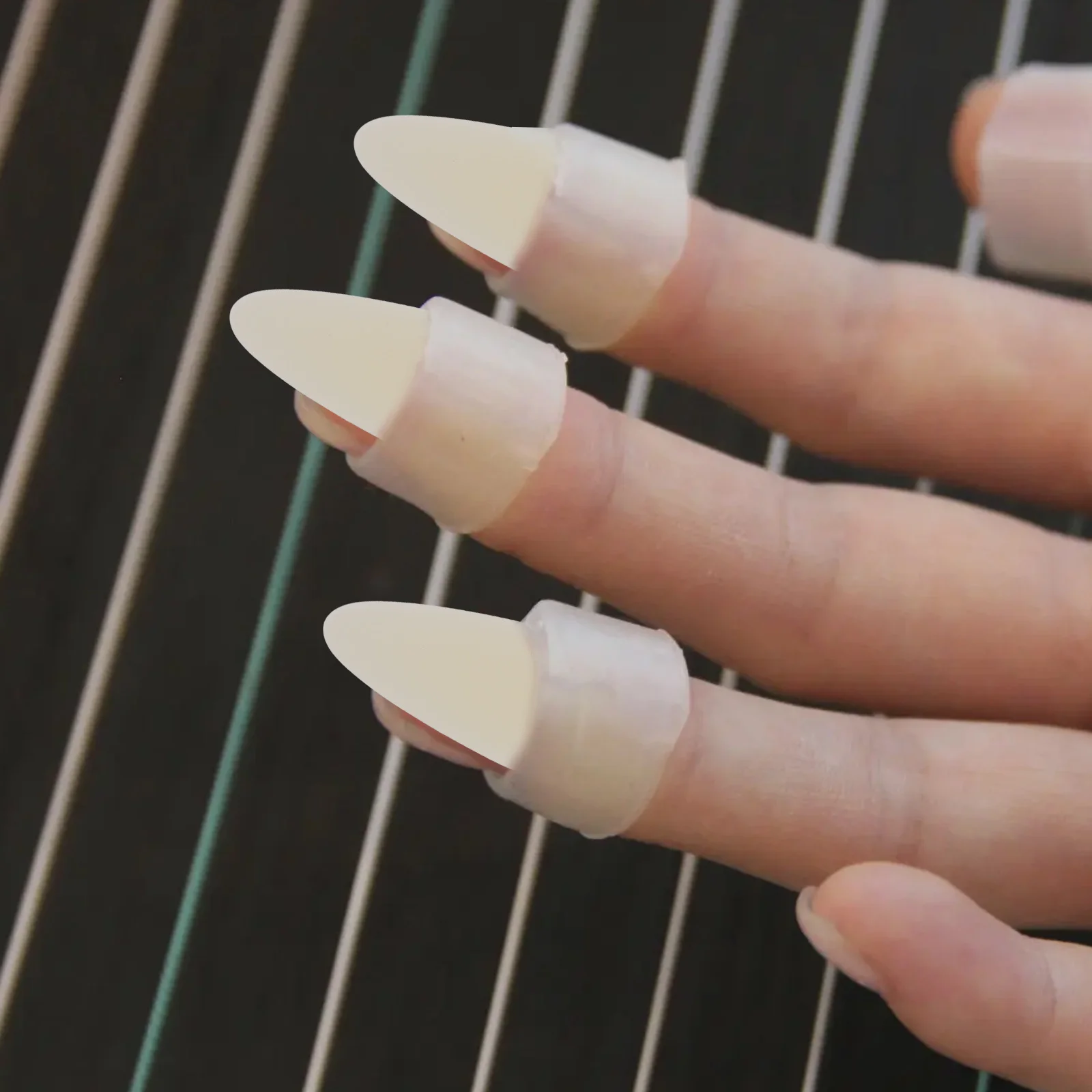 

1Set Professional Guzheng Finger Picks Sturdy Nail Covers for Fingertip Protection Ideal Guzheng Practice Tools Accessories