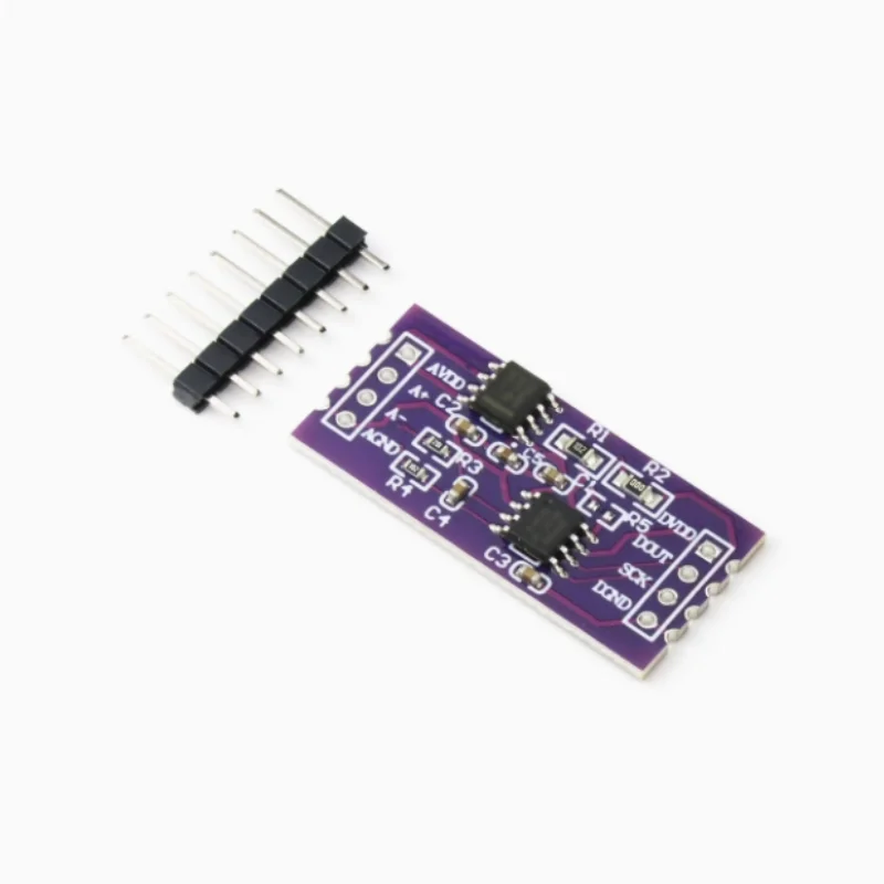 Módulo ADC CS1237 de 24 bits, chip de referencia externo TL431 integrado, sensor de pesaje de un solo canal de 24 bits