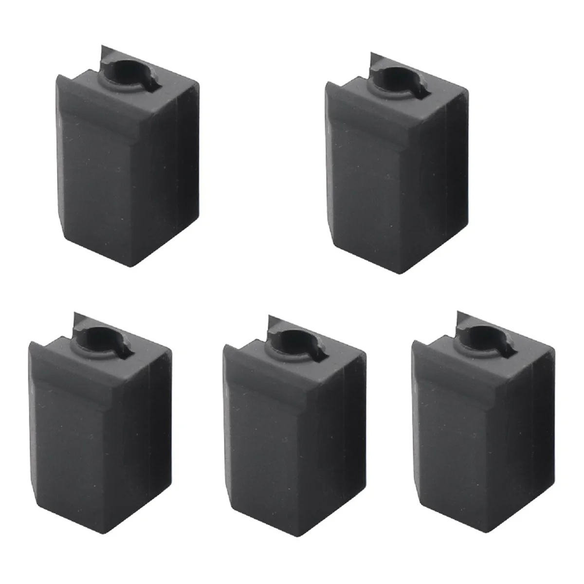 

T88C 5 шт. силиконовые носки для экструдера Hotend X1 X1C P1P, высокотемпературная износостойкая силиконовая крышка
