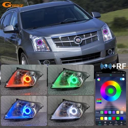 For Cadillac SRX 2010 2011 2012 2013 2014 2015 2016 Bluetooth APP Multi Color Ultra Bright RGB LED Angel Eyes Kit Halo Rings