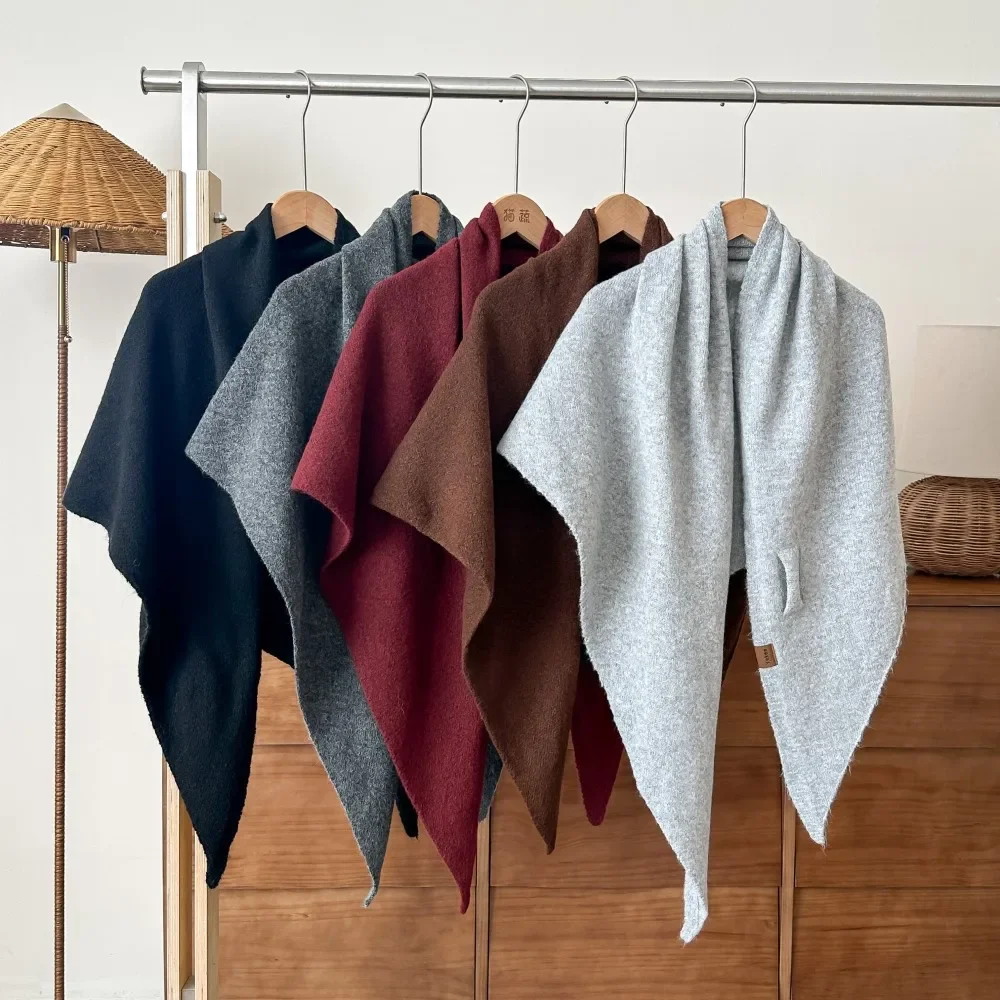 nouvelle-Echarpe-triangle-polyvalente-en-melange-de-laine-pour-femme-chale-cape-et-cache-cou-automne-hiver-eu-us