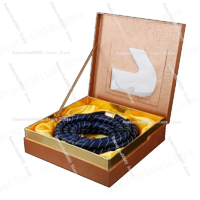 SC 6 Golden Ring Snake HiFi Speaker Cable Audio Amplifier RCA Cable