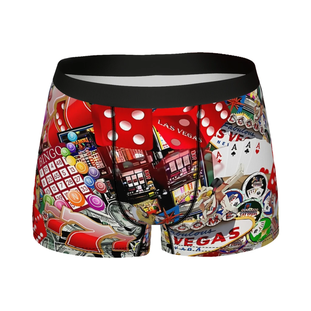 Gokkers Verrukken Las Vegas Iconen Onderbroek Katoenen Slipje Man Ondergoed Sexy Short Boxer Slips