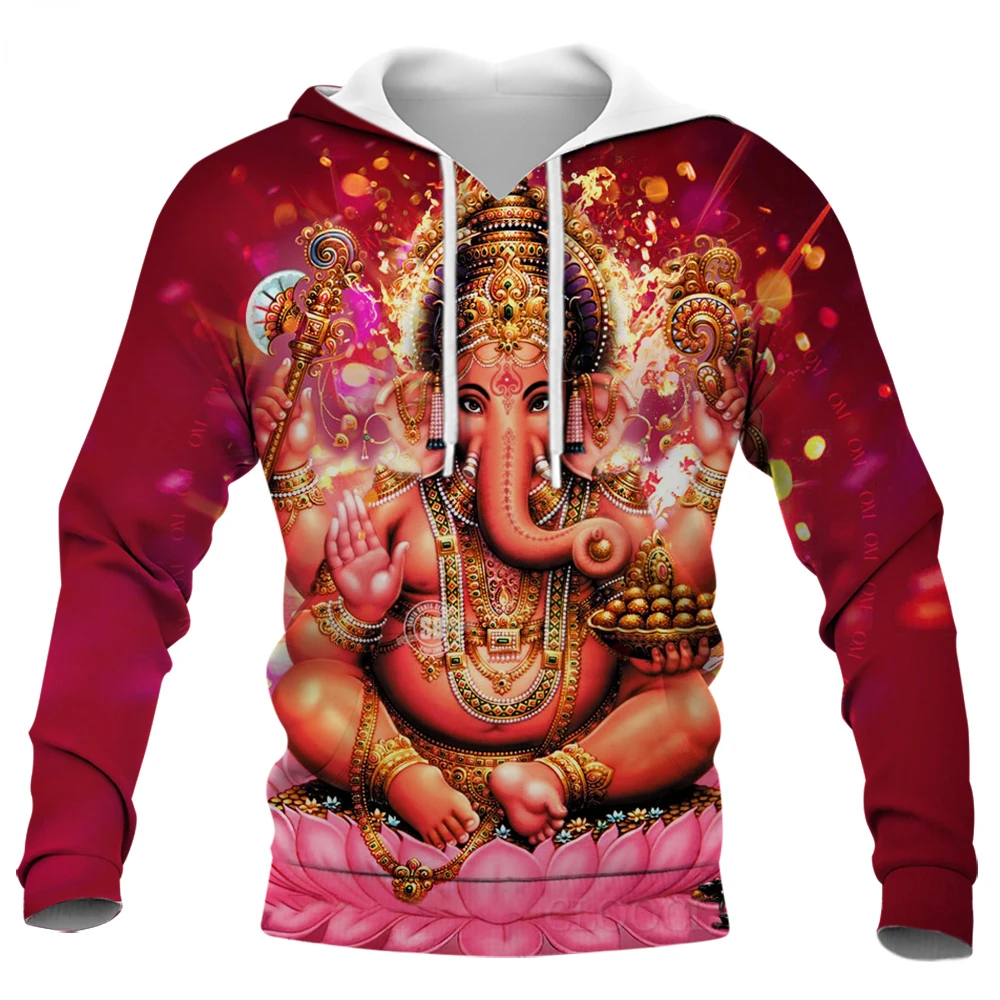 CLOOCL Men Hoodies 3D Graphics Printed Ganesha Male Hoodies  Long Sleeve Boy Girl Casual Women Pullover Hoodie Tops Dropshipping