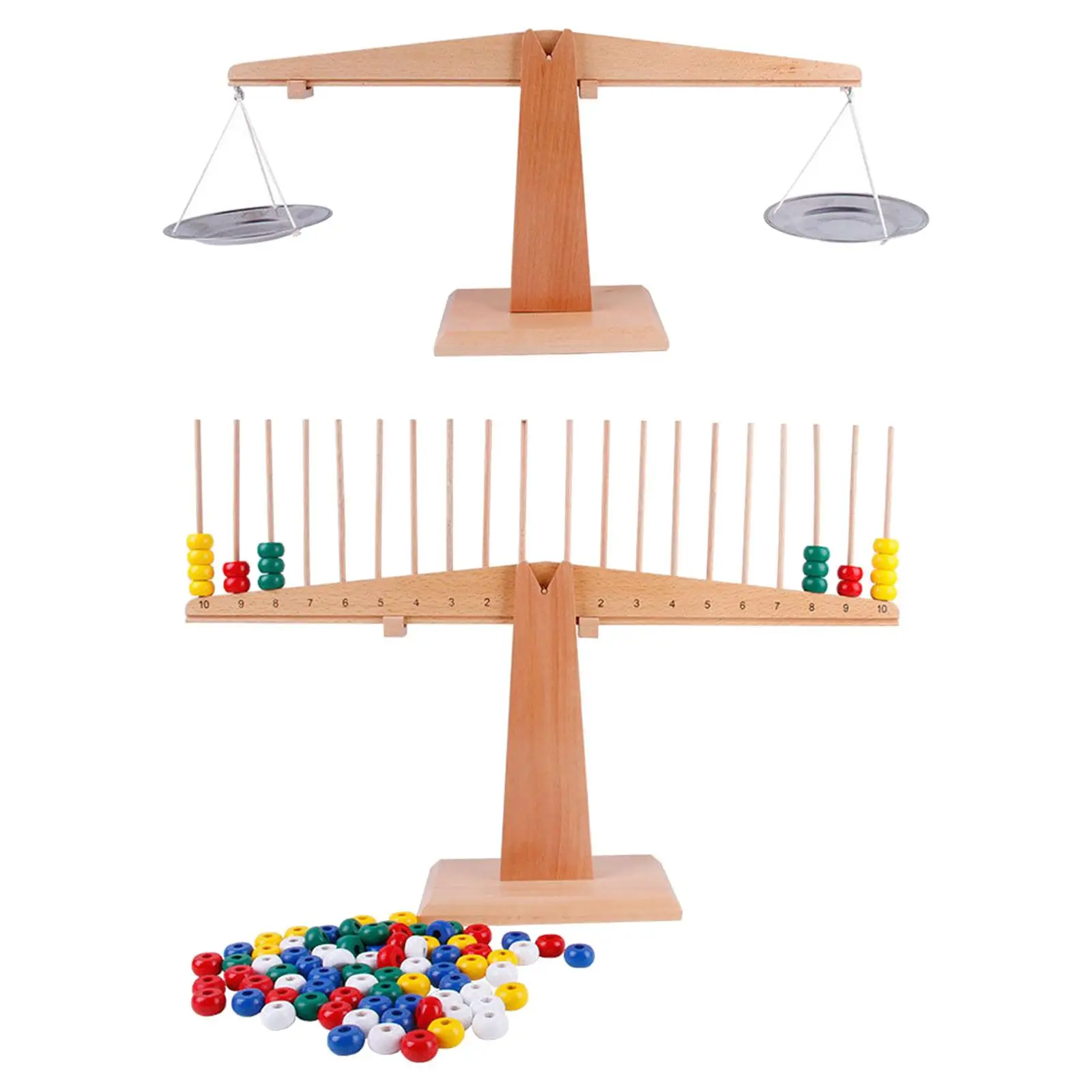 Kids Balance Scale Mathematics Manipulative Develops Motor Skills Math Games Educational Toy for Preschool New Year Gift Kids