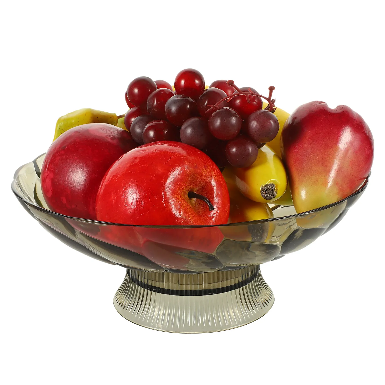 Draining Fruit Bowl Large Capacity Footed Fruit Tray Desktop Serving Plate for Family Reunion Anniversary Engagement Dessert
