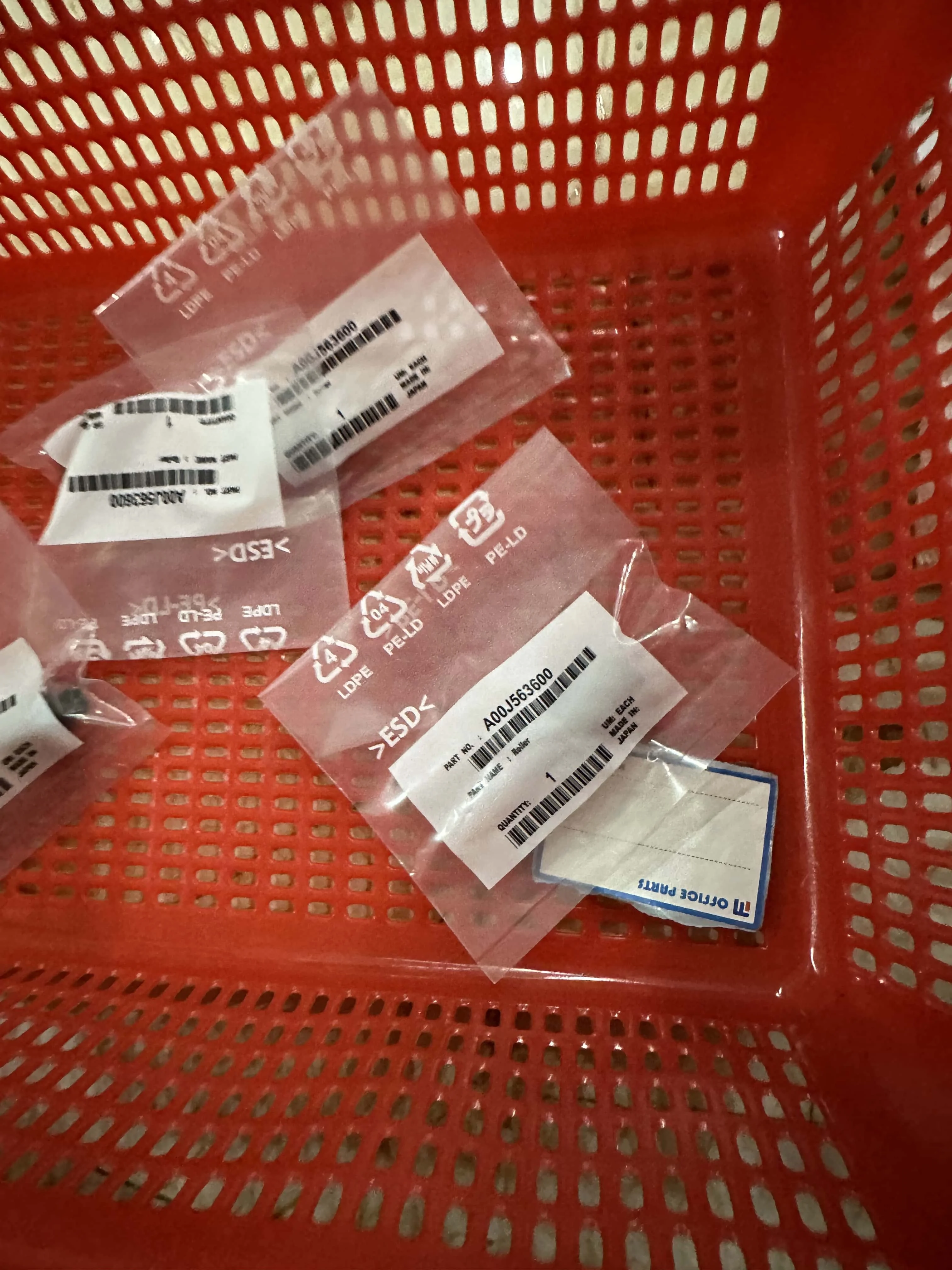 

100X A00J563600 363 223 283 423 652 Pickup Roller for Konica Minolta C253 C353 C220 C280 C360 C451 C650 C452 C552 C652 C224