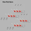 red 6pcs