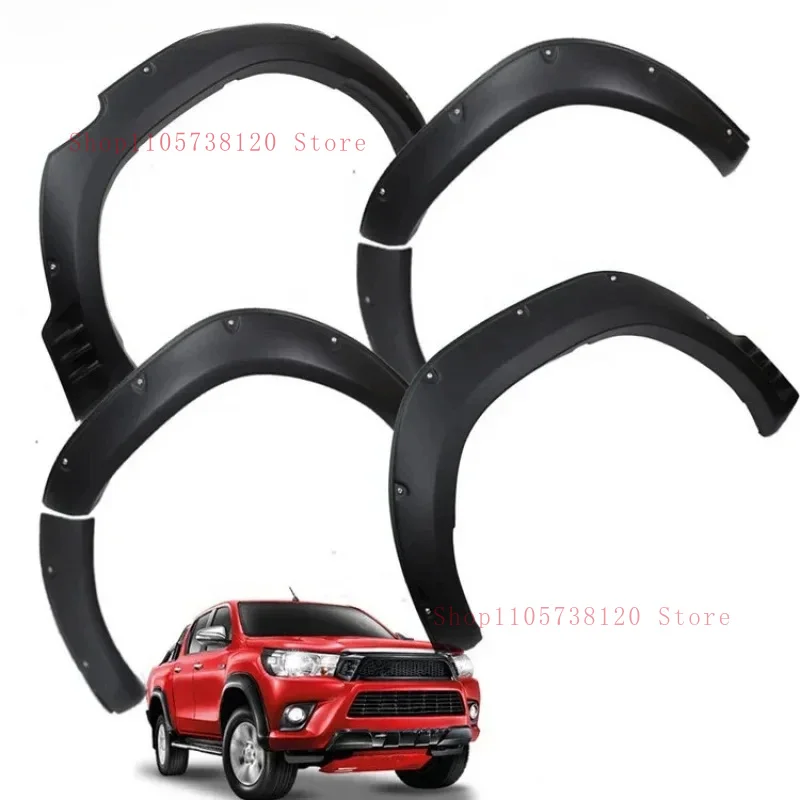 Hot Selling Factory Direct Sal Pickup Truck Accsori Wheel Eyebrow Car Plastic Cover Suitle Hilux