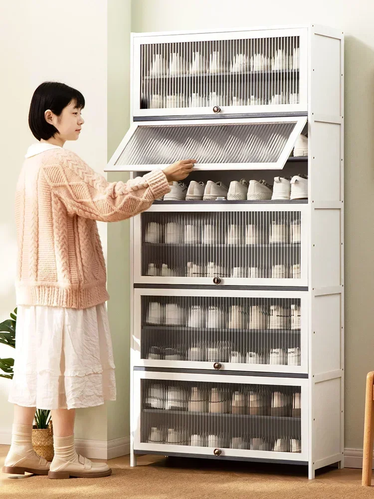 

Тумба для обуви, прихожая, полка для обуви, органайзер для хранения, экономия места, простой дизайн, стильный, пылезащитный, для съемного жилья