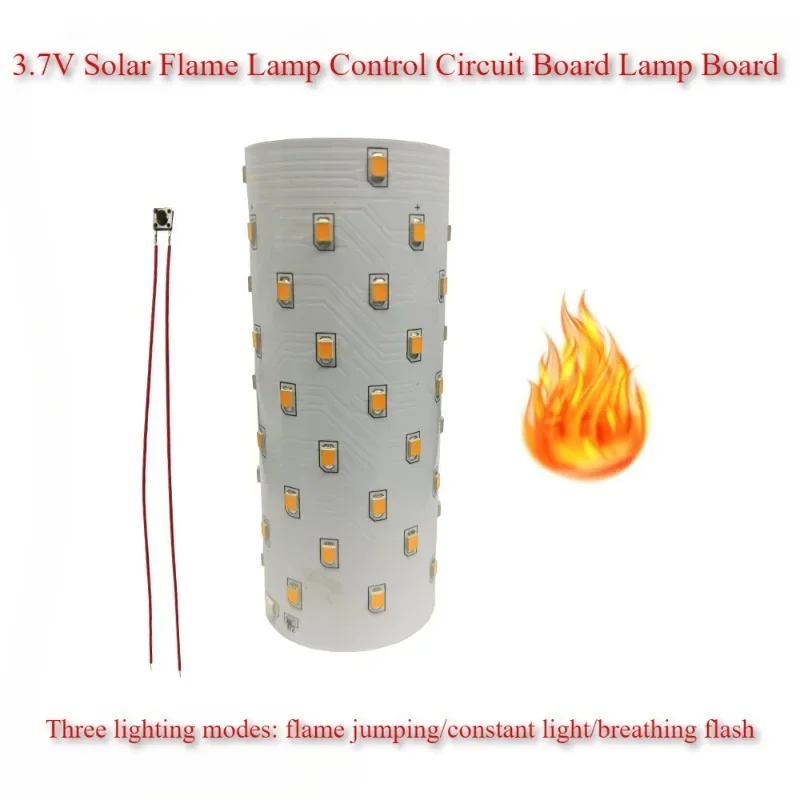 Simulated Solar Candle Light, Solar Torch Light Circuit Board, Flame Light Controller Can Be Used for Solar Simulated Candles