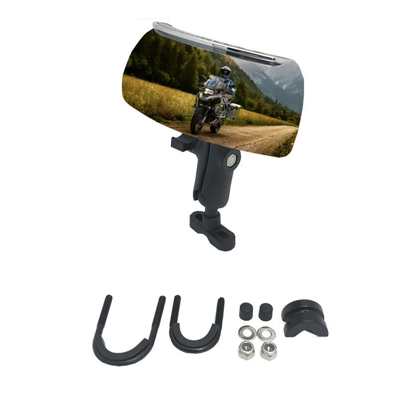 G310GS Motorcycle Universal Handlebar Mirror 180 Degree Holographic Wide angle Rear View Mirror Fits For BMW G 310GS G310 GS