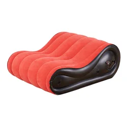 Klappbares aufblasbares Schlafsofa, entspannender Reisestuhl, Sitzsack, Möbel-Sets, PVC, S-Form, Lounges, Chaiselongue, Camping, Outdoor-Stühle