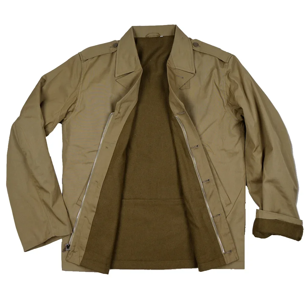 Us m41 casaco jaqueta ao ar livre retro ww2 uniforme de algodão correndo terno para equipamentos masculinos gola alta segunda guerra mundial ww2