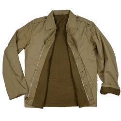 US M41 Coat Jacket  Coat Outdoor Retro WW2 Uniform Cotton Running Suit for Men Equipment Stand Up Collar WWII WW2