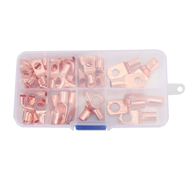 SC copper nose peephole wiring terminal, marine short cable joint, crimping nose, pure copper wire ear