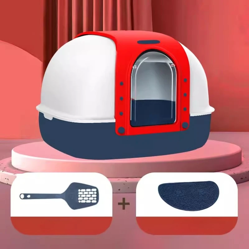 

Closed cat Litter Box Plastic Training Accessories Self-Cleaning cat Litter Box Toilet Defecation Gato Accesorios Pet Products