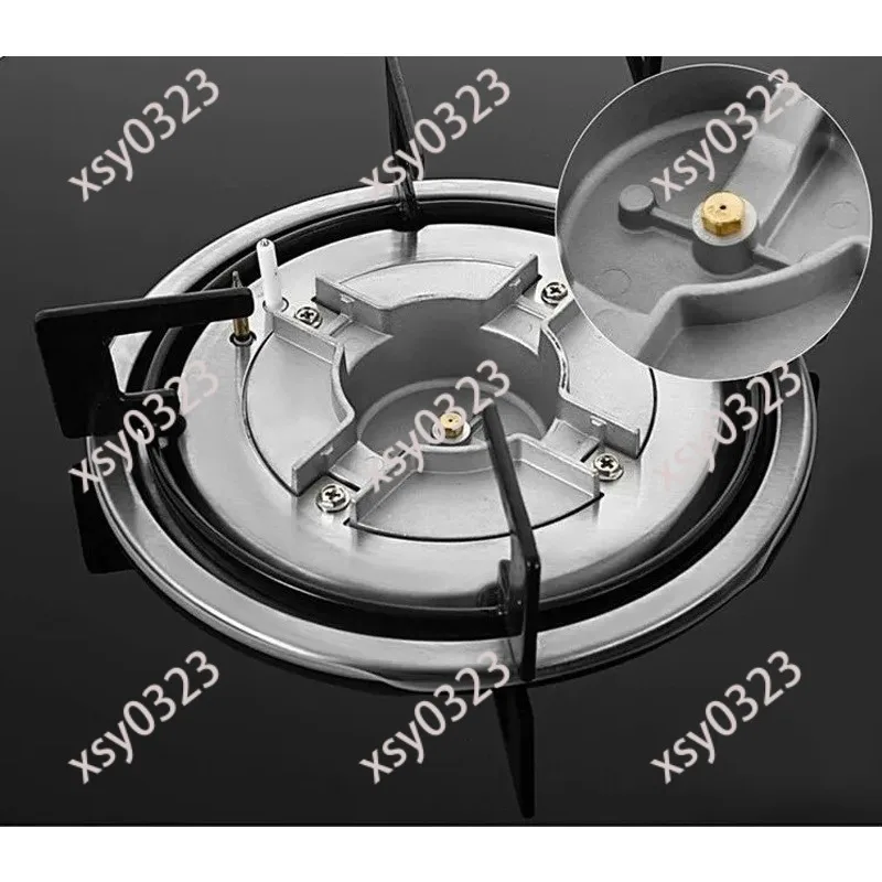4 Burner Gas Stove Dual Use - Embedded & Desktop Kitchen Gas Cooktop for Home Cooking