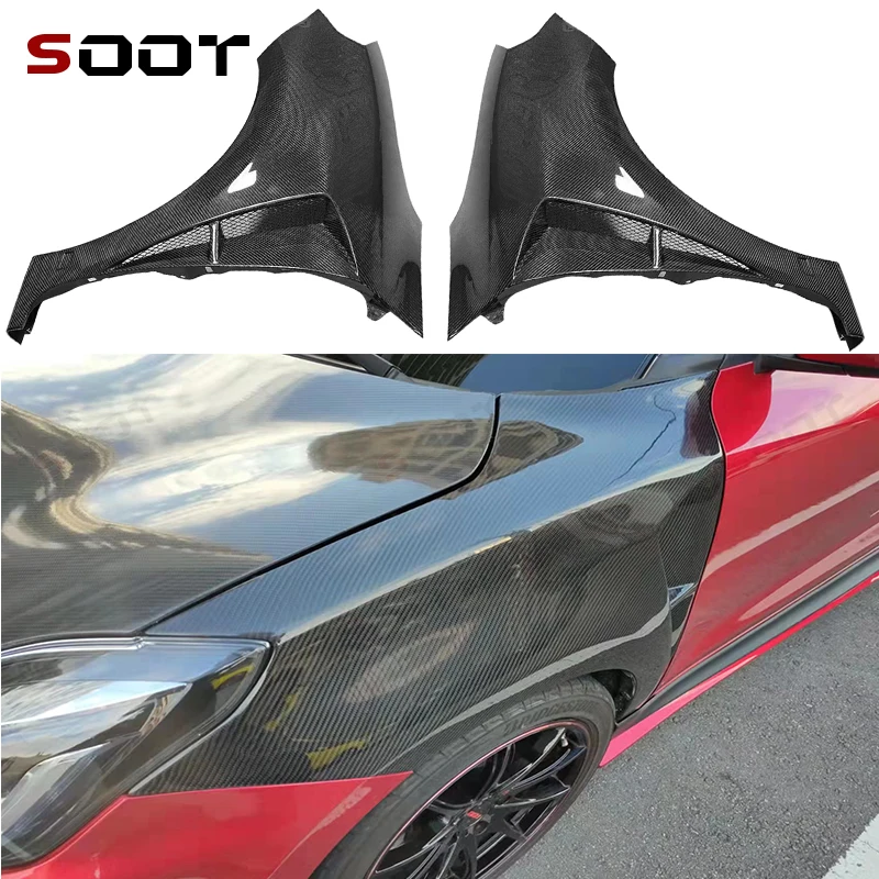 

For Suzuki Swift Sports ZC33S Carbon Fiber Fender Retrofit the Carbon fiber replacement leaf plate Upgrade Car Auto Parts