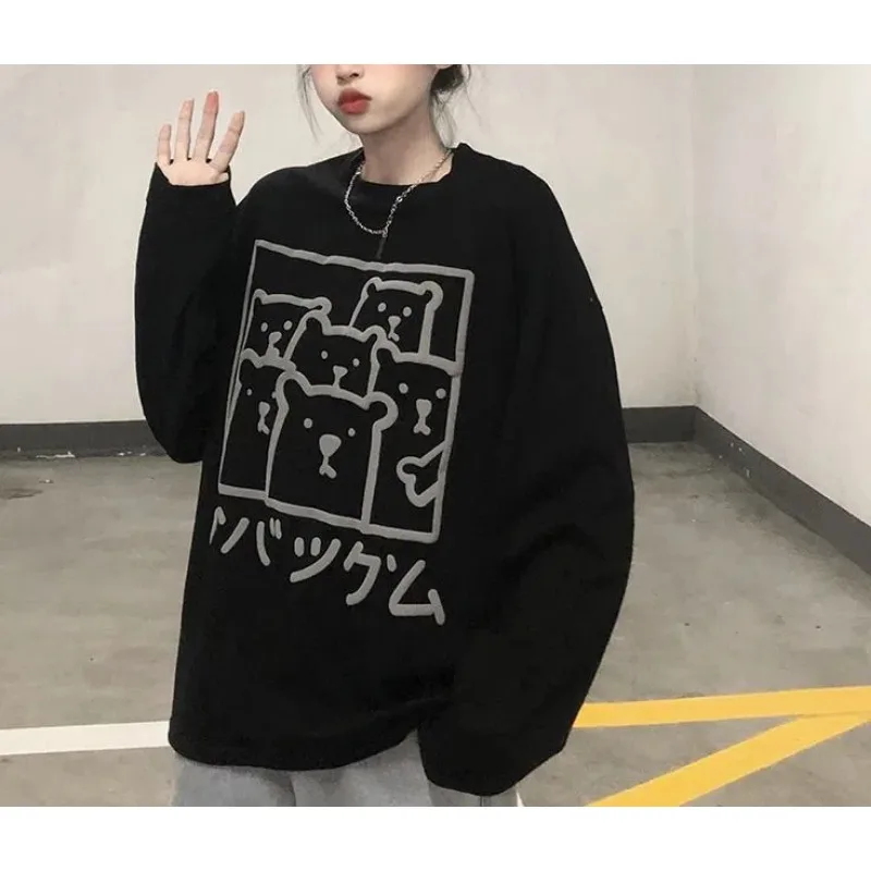 

T-shirt Women Long-sleeved T-shirt Large Size Loose Belly-covering Autumn and Winter Double-sided German Velvet Bottoming Shirt