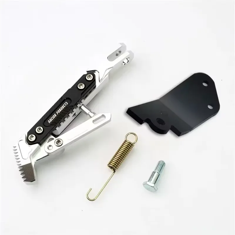 For Italjet Dragster 200 125 Motorcycle Modification Parts Cnc Adjustable Single Bracket Side Stand for Italjet Modification