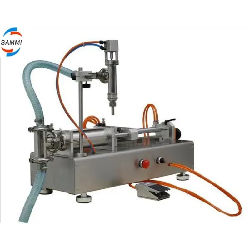 Hot Good Quality Full Pneumatic Sami-automatic Liquid Filling Machine