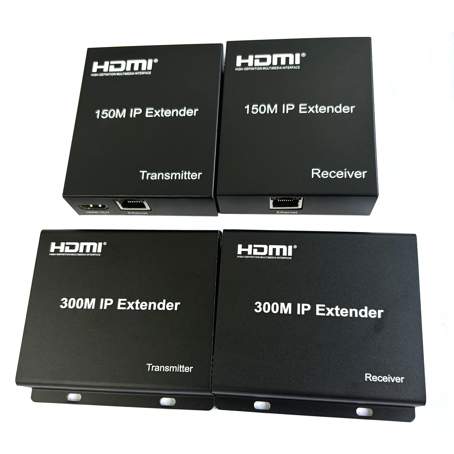 150 متر 200 متر 300 متر IP موسع عبر كابل RJ45 Cat6 HDMI إيثرنت موسع 1080p كابل الشبكة الصوت والفيديو الارسال والاستقبال #3