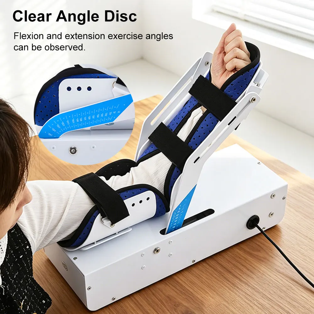 Elbow Joint Arm Rehabilitation Trainer Automatic Manual Flexion Extension Fracture Postoperative Hand Training Exercise Actuator