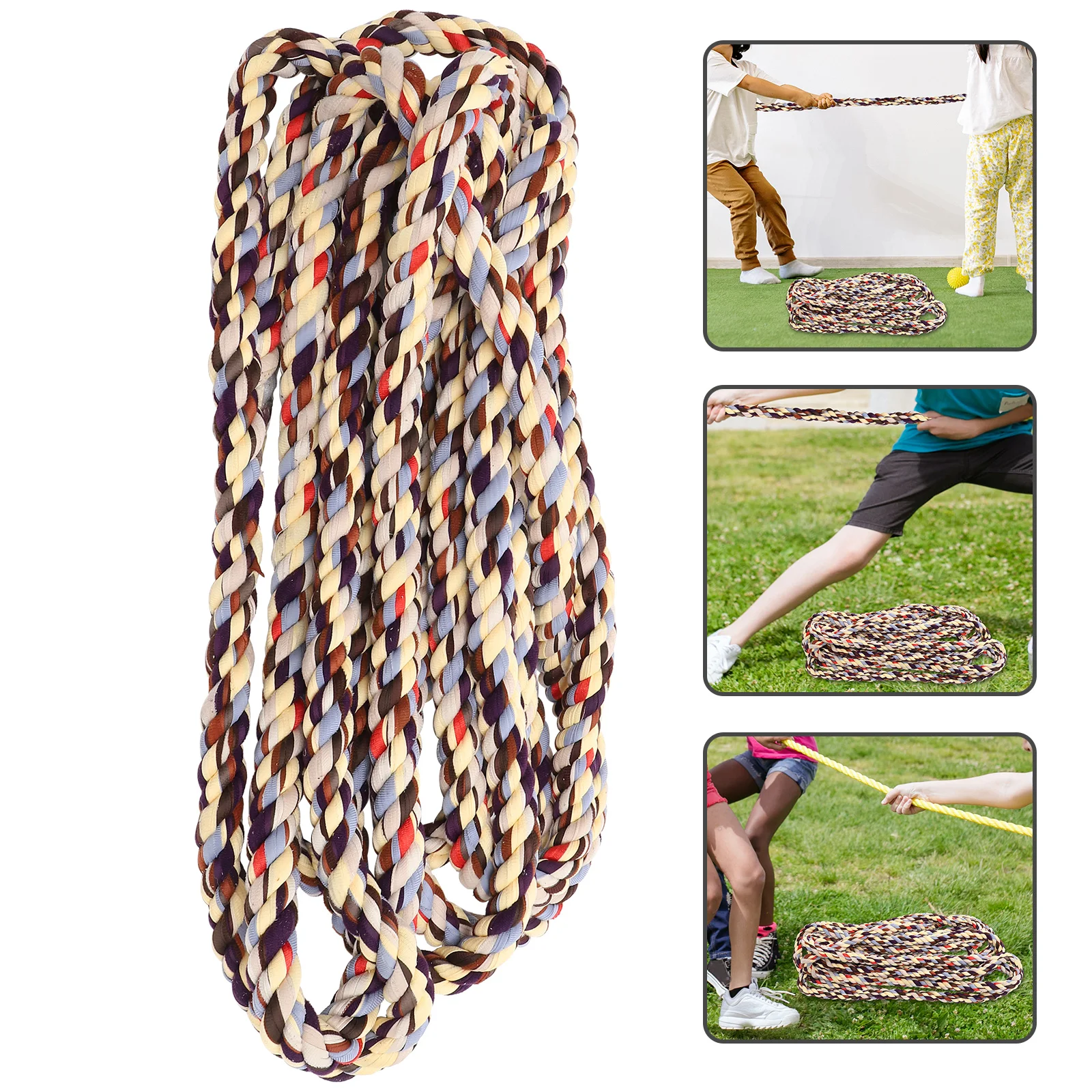 

Chew Boy Tug of War Rope Child Toy Toys Competition Cloth Hanging Clothesline Colorful Pulling