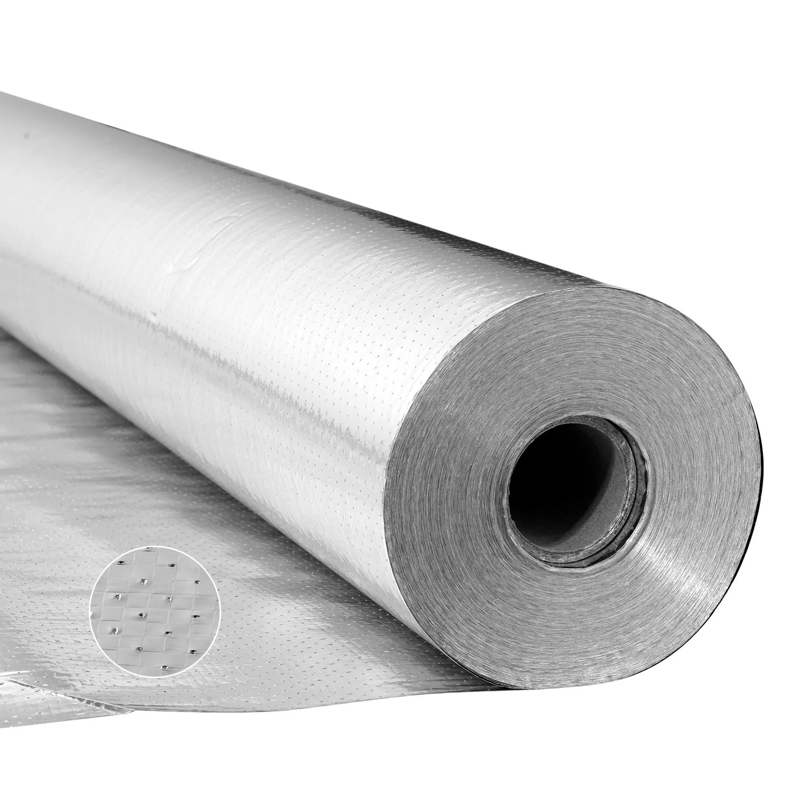 

VEVOR Double Reflective Insulation Roll Perforated Radiant Barrier 48in x 125ft/48in x 250ft
