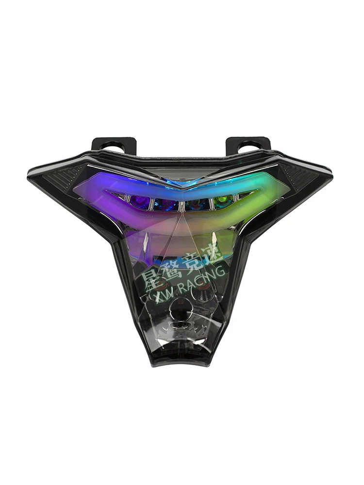 Applicable to ZX4RR rear tail light integrated brake light turn signal RGB colorful integrated assembly