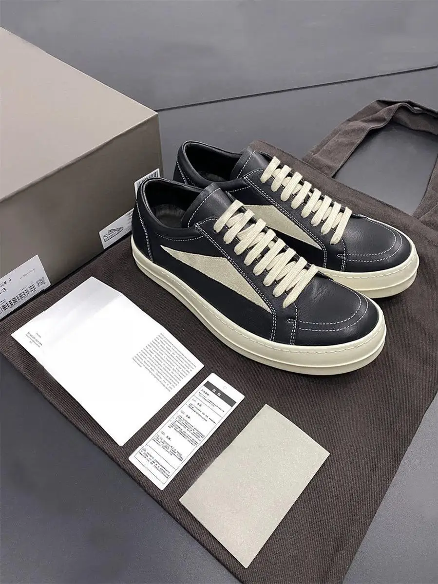 

Низкие мужские черно-белые кожаные кроссовки с вставками, модные повседневные кроссовки High Street Sle для молодежи, весна-осень