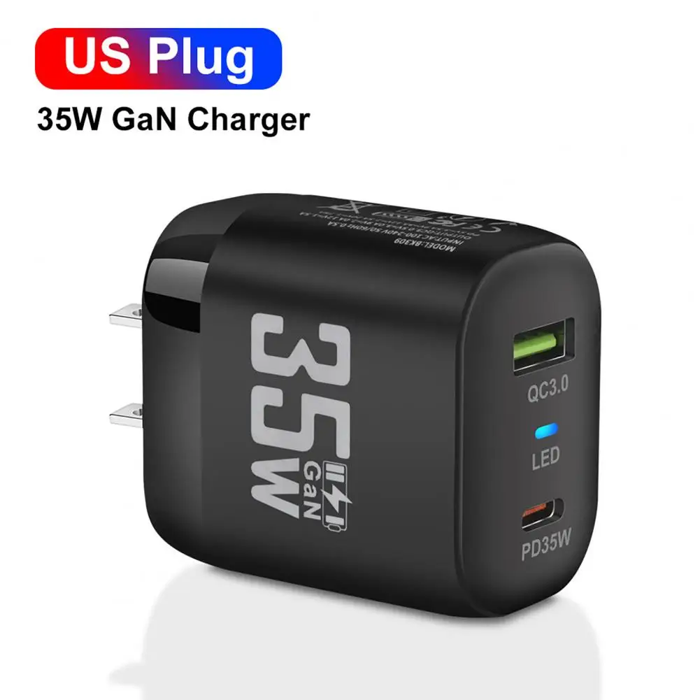 High Power Phone Charger Safe Efficient Phone Charger High Power Led Universal Us Plug Travel Wall Charger Adapter for Iphone