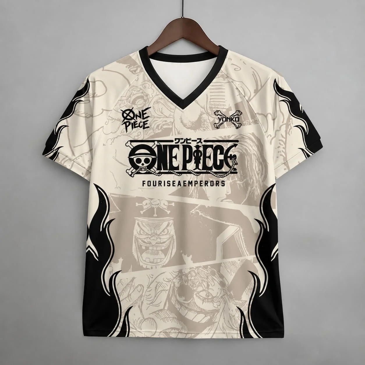 OnePiece Anime Collection Jersey Strohhut Crew Charakter Mesh Atmungsaktives Sport-Freizeit-T-Shirt für Erwachsene/Kinder Familien-Set – Detail 7