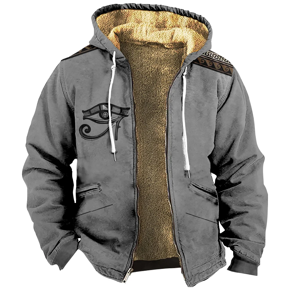 

Men's Casual Camouflage Sports Sweatshirt Long Sleeve Zipper Hooded Jacket Coat