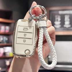 키체인 랜야드 TPU 열쇠 고리 커버, 기아 리오 3 K2 K3 K4 K5 스포테지 피칸토 옵티마 소울 씨드 소렌토 포르테 스팅어 세라토용