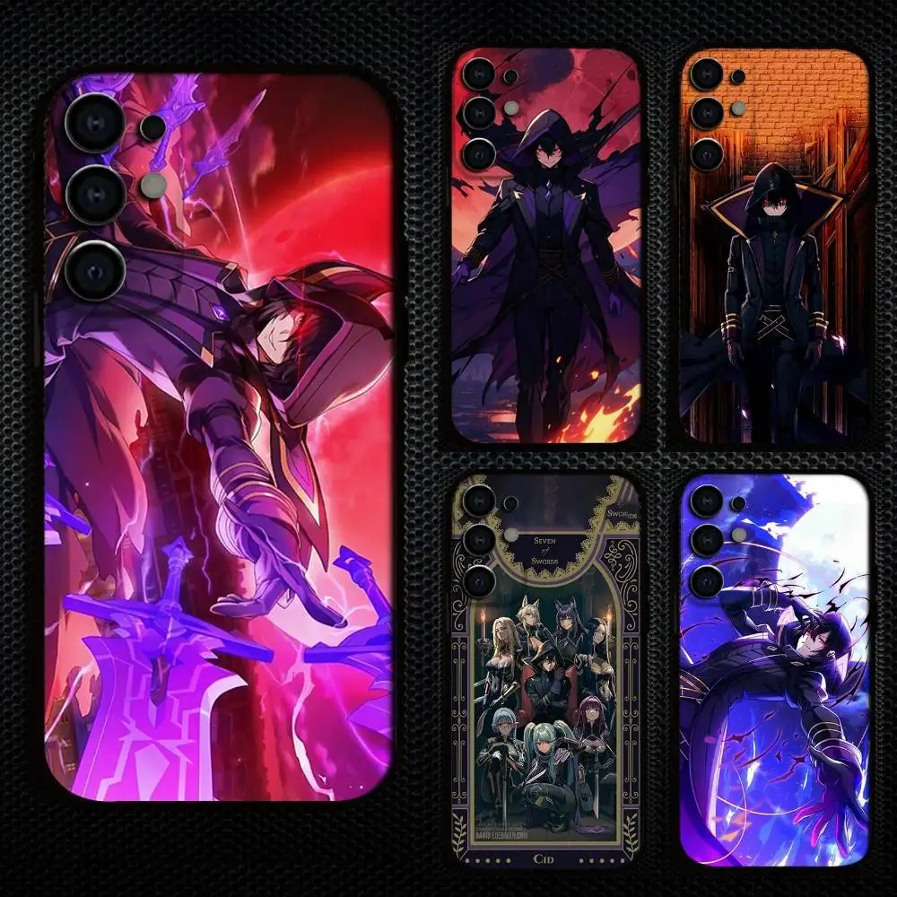 

T-The Eminence in Shadow Phone Case For Samsung S25,S24,S21,S22,S23,S30,Ultra,S20,Plus,Fe,Lite,Note,10,9,5G Black Cover