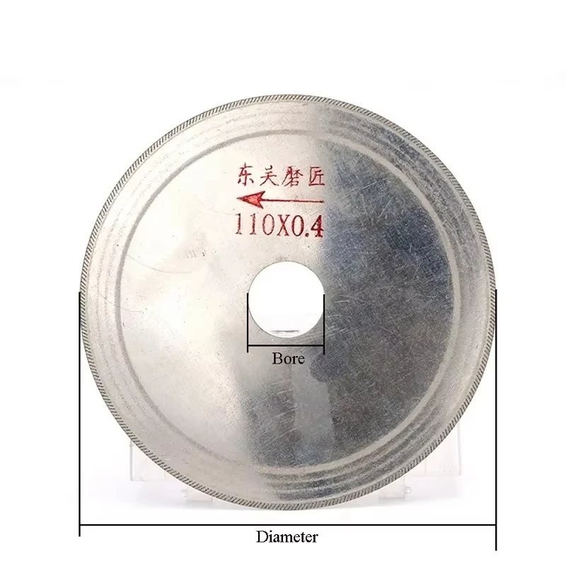 Ultra-thin Diamond Circular Saw Blade 80/100/110/120/150/200mm Cutting Arbor Disc Cut Jade Discs Agate Glass Gems Stone Slits