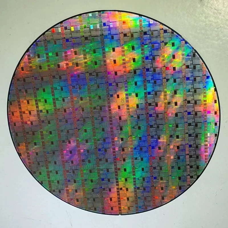 12 Inch Semiconductor Silicon Wafer CPU Wafer Photoetching Circuit Chip Pendulum Piece Science Technology Birthday Gift