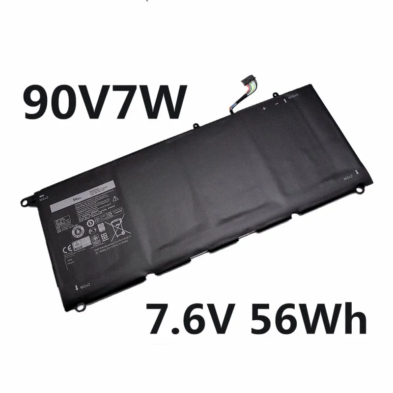 

90V7W JHXPY JD25G 7.6V 56Wh Laptop Battery For Dell XPS 13 9343 9350 13D-9343 0N7T6 DIN02 P54G 0DRRP RWT1R