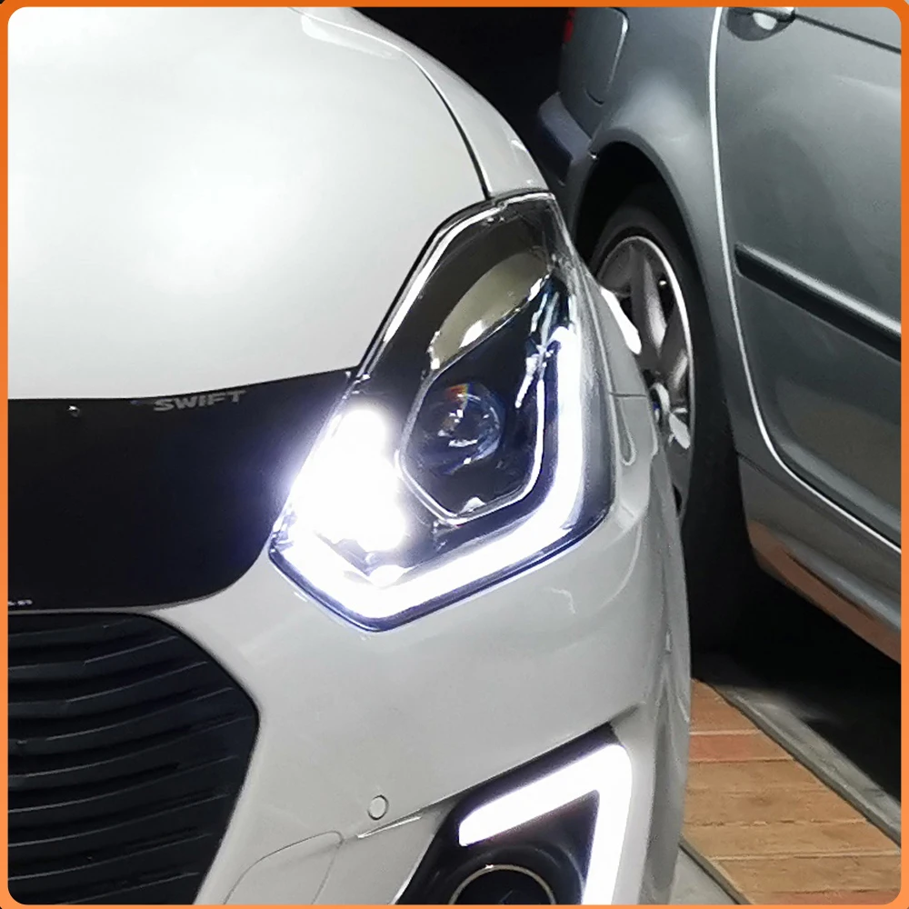 

LED Auto Headlights Assembly For Suzuki Swift 2017-2023 High Quality Bifocal Projector Lens Car Front Lamps Upgrade Accessories