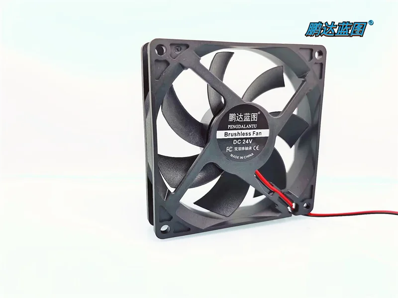 Pengda Blueprint 9220 9020 Dual Ball Bearings 24V Variable Frequency Power Supply Chassis 9CM Variable Frequency Cooling Fan