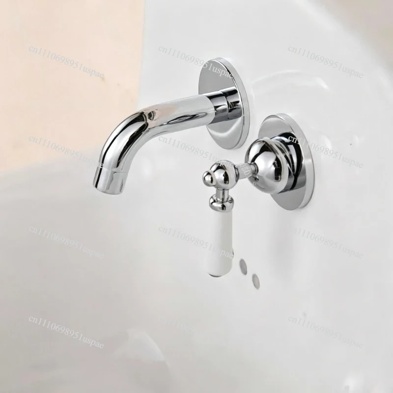 Small Wall Mount Sink Round Bathroom Basin Compact Hanging Vanity for Tiny Balcony Space Saving​