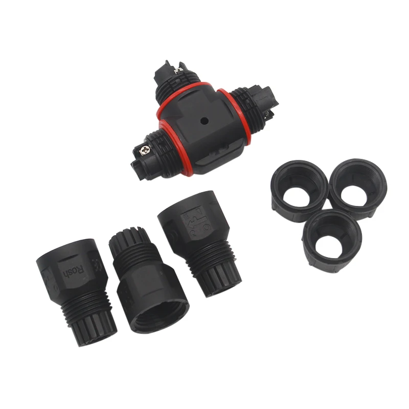 

Водонепроницаемый разъем Т-образной формы IP68, 3-контактные разъемы для проводов, быстрое винтовое соединение, вставные клеммы, электрическая распределительная коробка, сделай сам