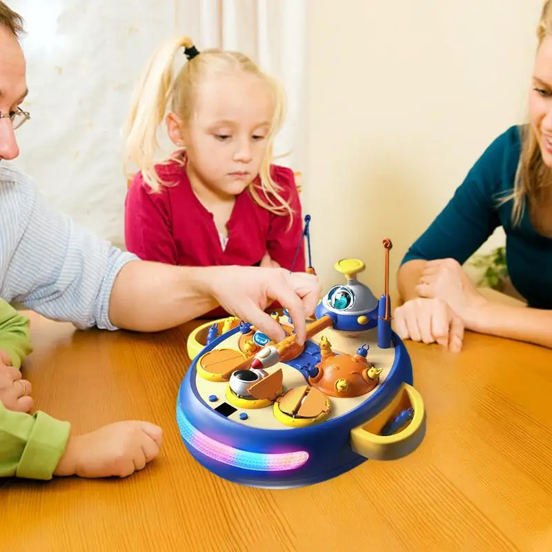 Magnetic Fishing Game For Kids Pounding Toddler Toys Fun Educational Toys With Multi-Player Mode For Toddler Kid