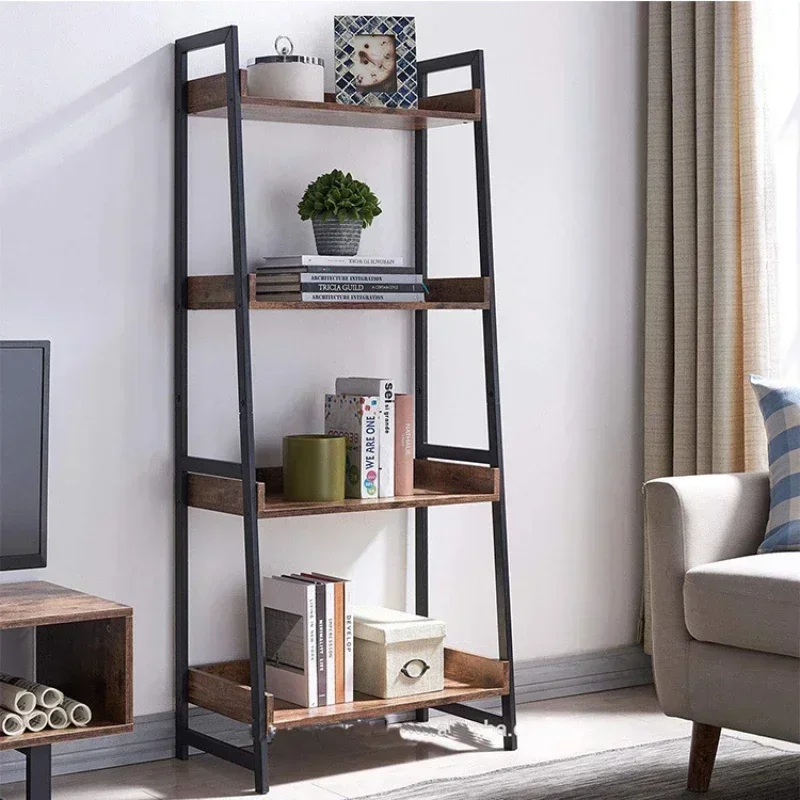 Simple Modern Four-Layer Living Room Shelf Pot Display Shelf Simple Bookshelf