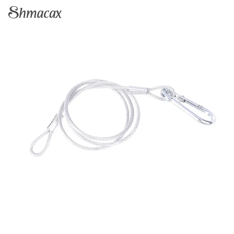 1Pc Safety Ropes Security Cable Safety Cable Steel Wire Stage Light Equipment Led Bar Light Maximum Bearing Weight 20KG