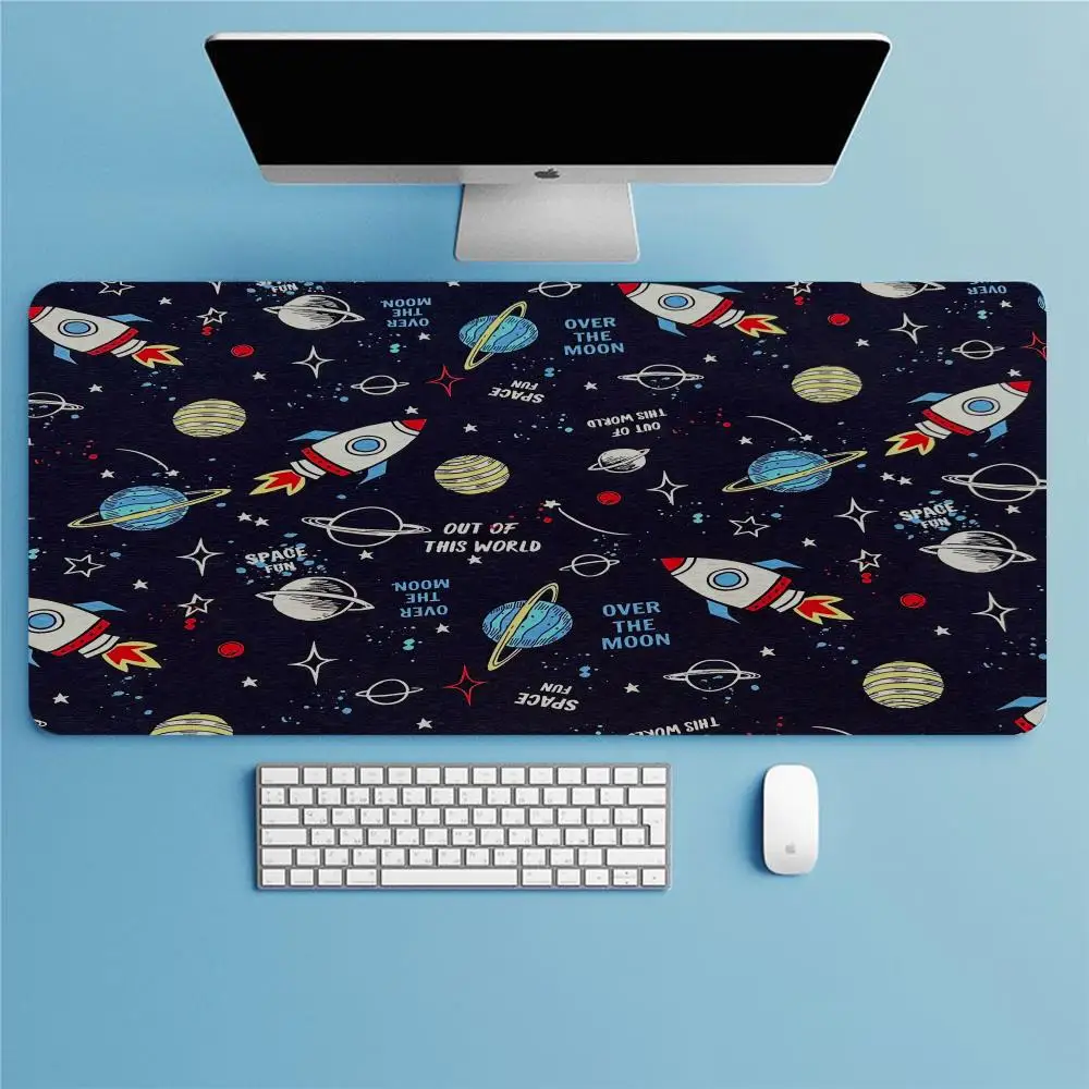 

Hot Space Astronaut Mouse Laptop Pad Laptop Computer Home Non-Slip Pad Mouse Pad 900x400 Desk Mat Pad PC